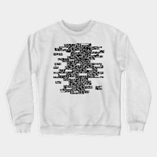 Glitches in the Void, Silver Crewneck Sweatshirt